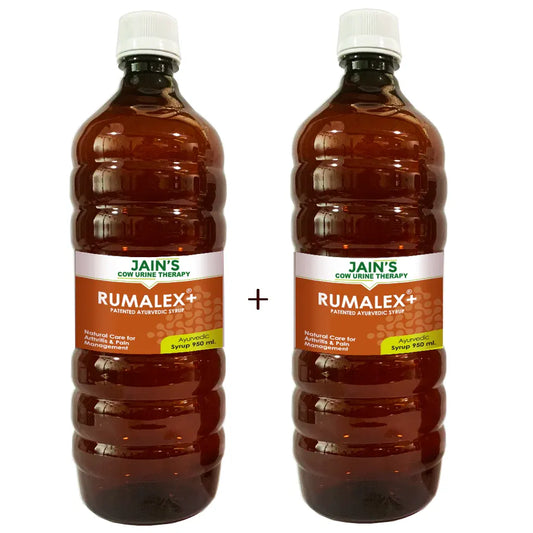 Rumalex+ Syrup 950ml - Sugar Free - Pack of 2 - Patented Ayurvedic Syrup