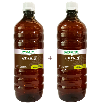 Otowin Syrup 950ml - Sugar Free - Pack of 2 - Patented Ayurvedic Syrup - Jain's Cow Urine Therapy